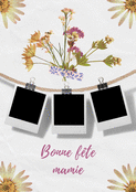Fleurs en harmonie pour c&eacute;l&eacute;brer mamie